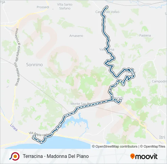 COTRAL Bus Line Map