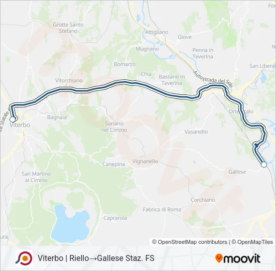 COTRAL Bus Line Map