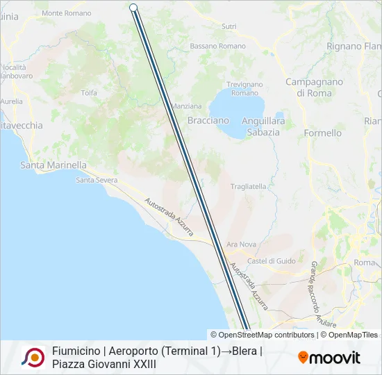 COTRAL Bus Line Map