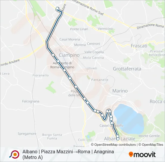 COTRAL Bus Line Map