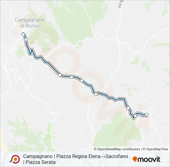 COTRAL Bus Line Map
