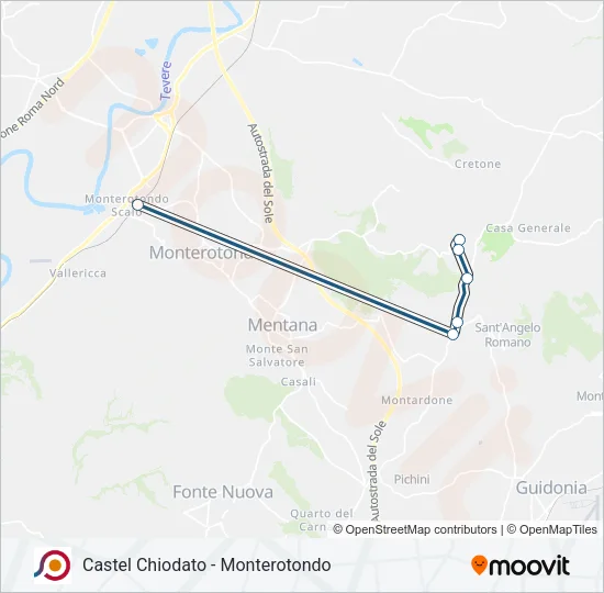 COTRAL Bus Line Map