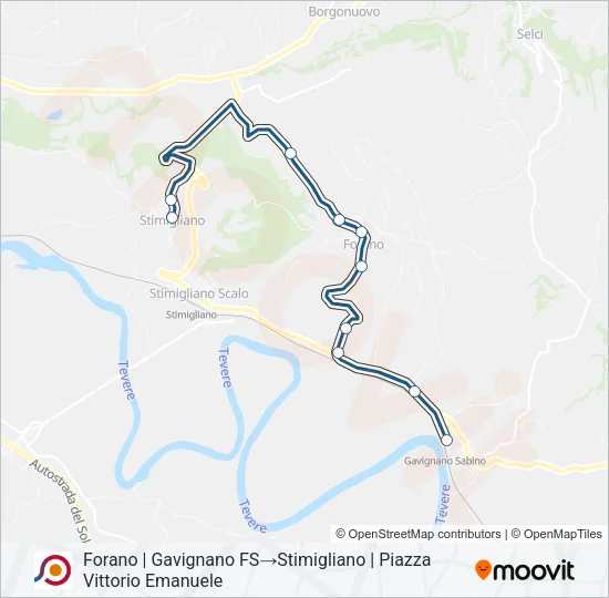 COTRAL Bus Line Map