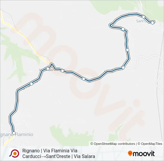 COTRAL Bus Line Map