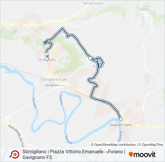 COTRAL Bus Line Map