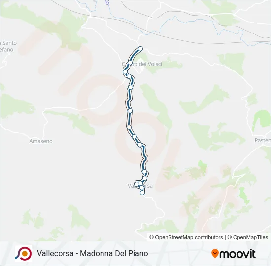 COTRAL Bus Line Map