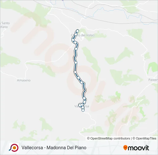 COTRAL Bus Line Map
