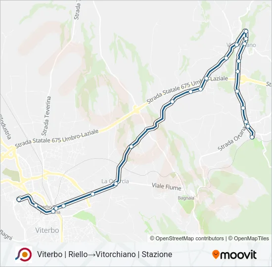 COTRAL Bus Line Map