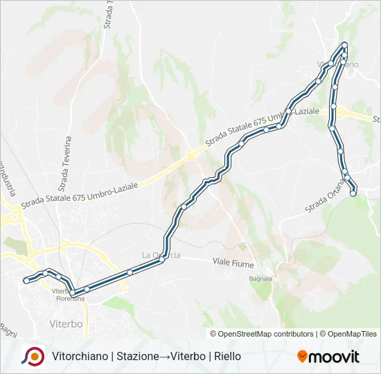 COTRAL Bus Line Map