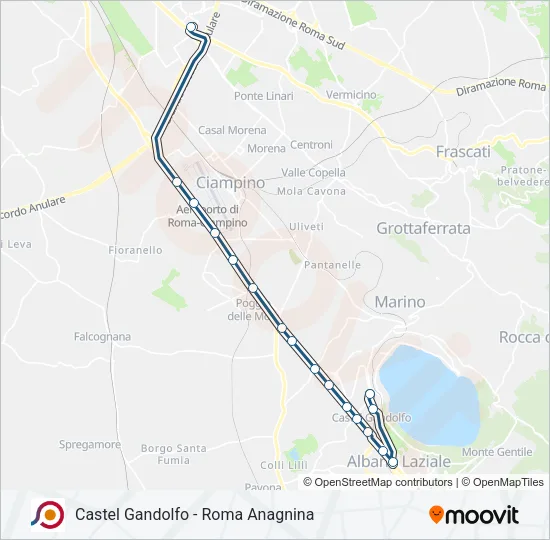 COTRAL Bus Line Map