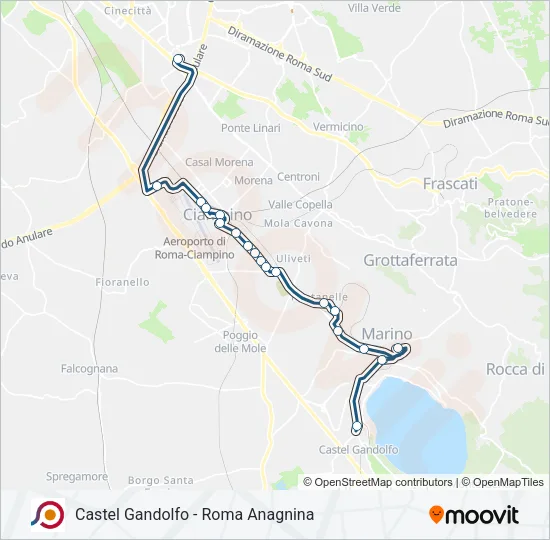 COTRAL Bus Line Map