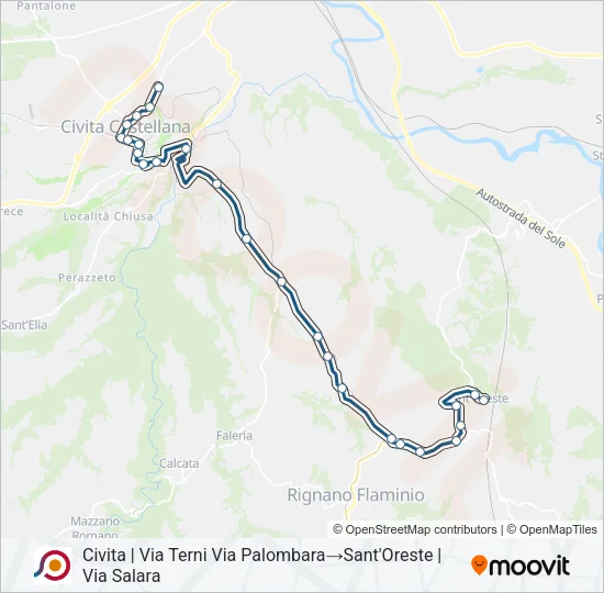 COTRAL Bus Line Map