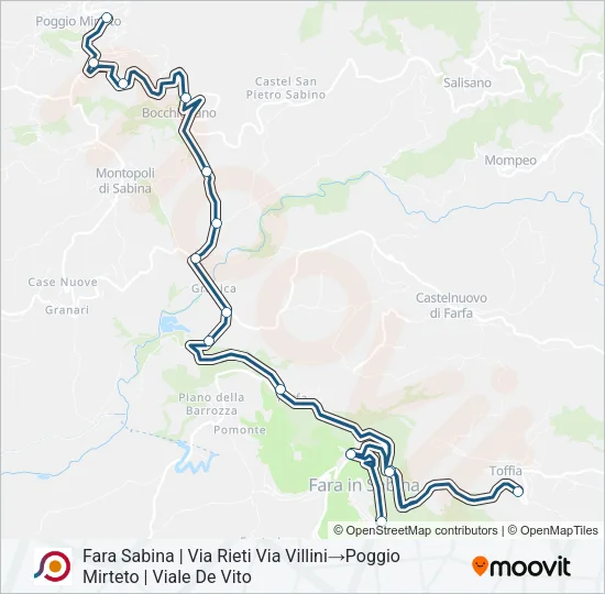 COTRAL Bus Line Map