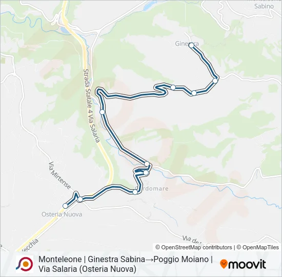 COTRAL Bus Line Map
