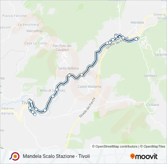 COTRAL Bus Line Map