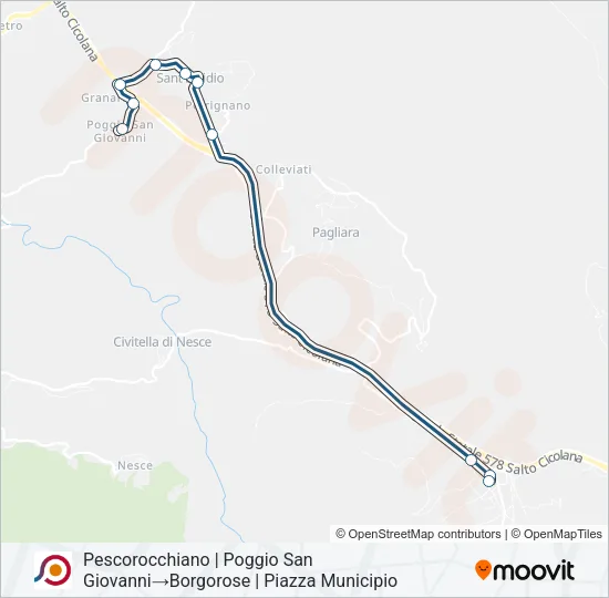 COTRAL Bus Line Map
