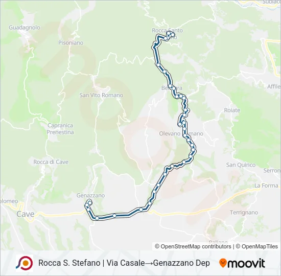 COTRAL Bus Line Map