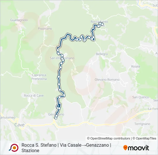 COTRAL Bus Line Map