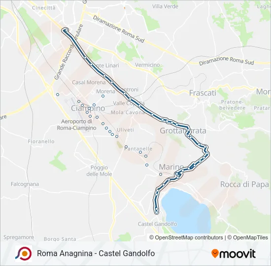 COTRAL Bus Line Map