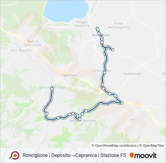 COTRAL Bus Line Map