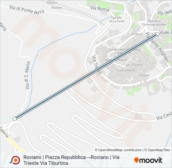COTRAL Bus Line Map