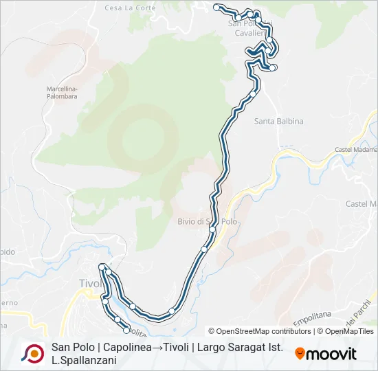 COTRAL Bus Line Map
