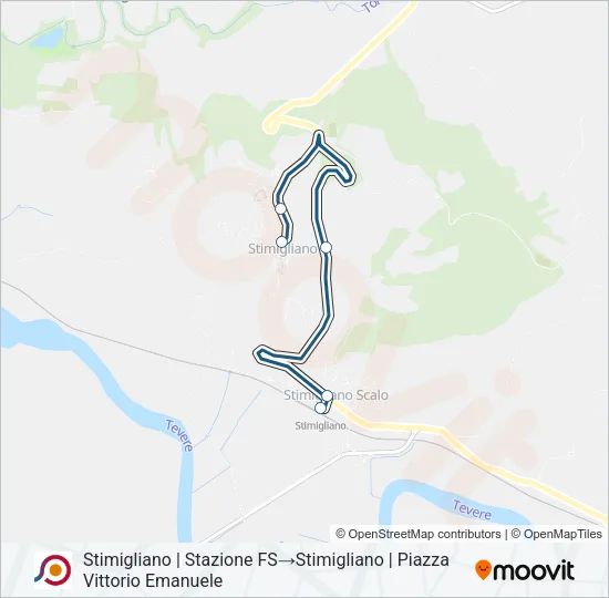 COTRAL Bus Line Map
