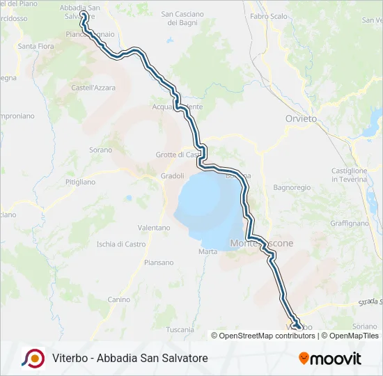 COTRAL Bus Line Map