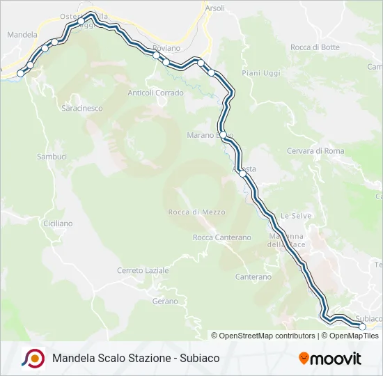 COTRAL Bus Line Map