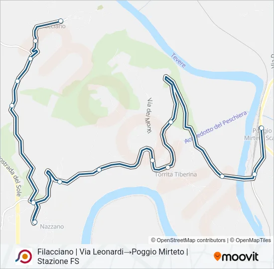 COTRAL Bus Line Map