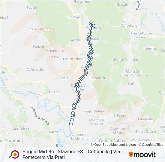 COTRAL Bus Line Map