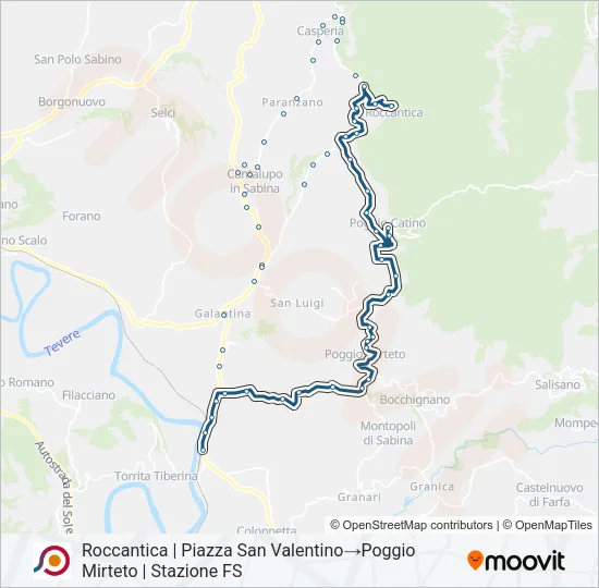 COTRAL Bus Line Map
