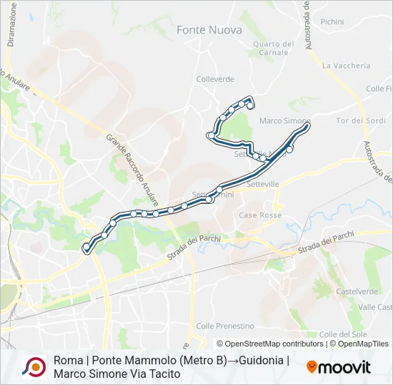 COTRAL Bus Line Map