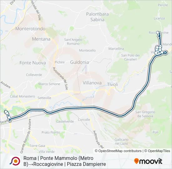 COTRAL Bus Line Map