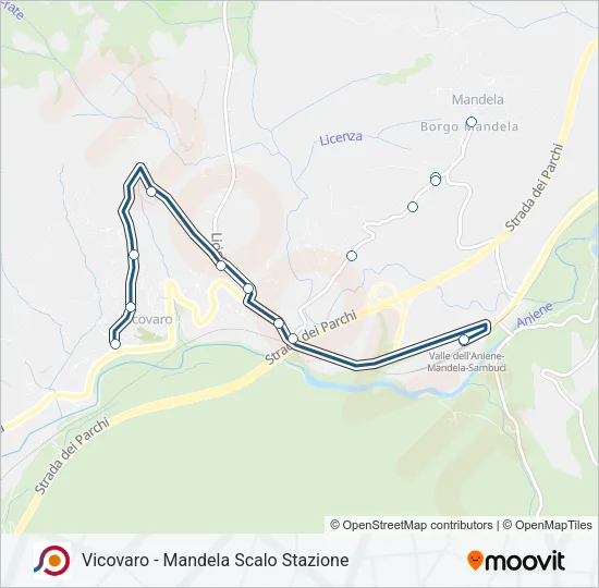 COTRAL Bus Line Map