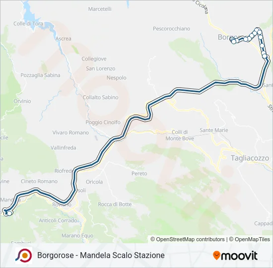 COTRAL Bus Line Map