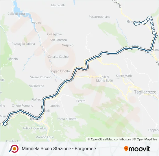 COTRAL Bus Line Map