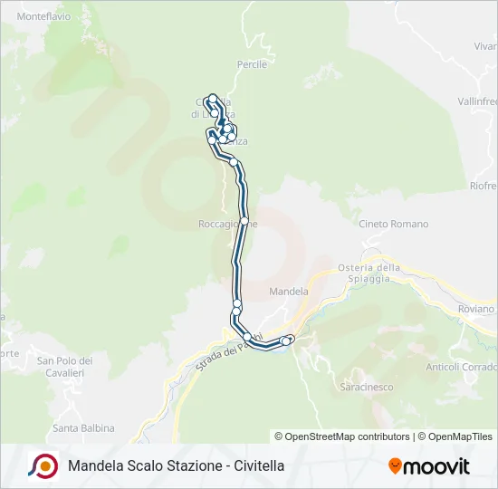 COTRAL Bus Line Map