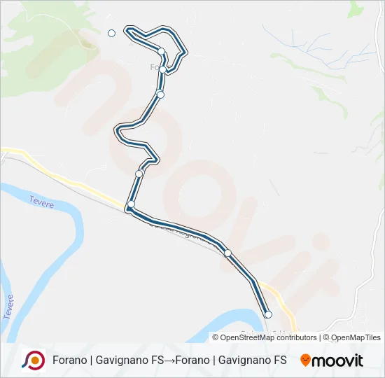 COTRAL Bus Line Map