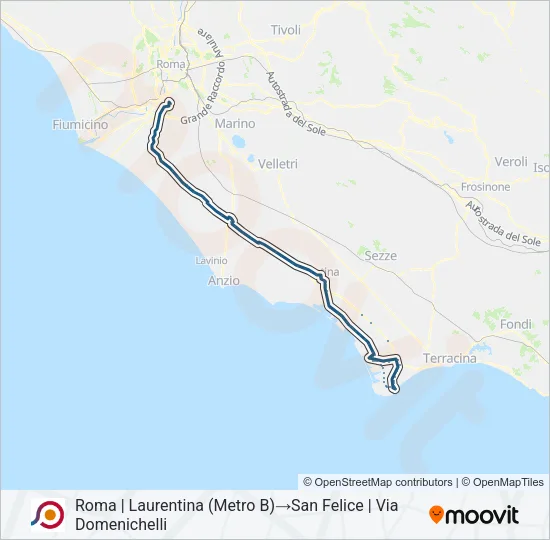 COTRAL Bus Line Map