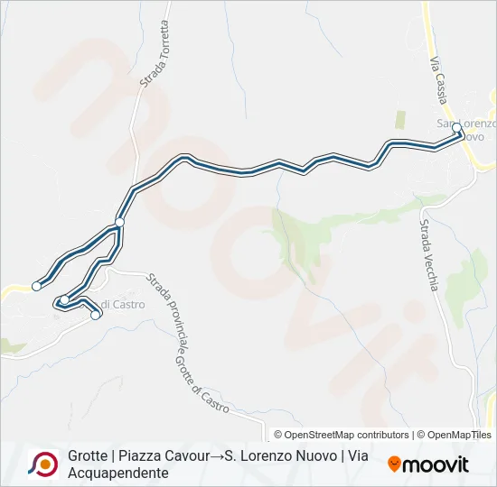 COTRAL Bus Line Map