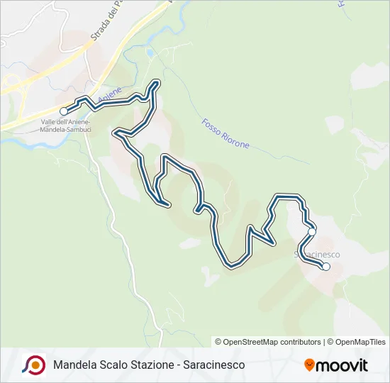 COTRAL Bus Line Map