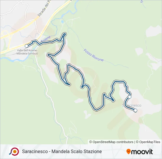 COTRAL Bus Line Map