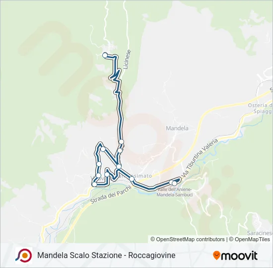 COTRAL Bus Line Map