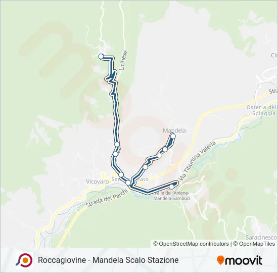 COTRAL Bus Line Map