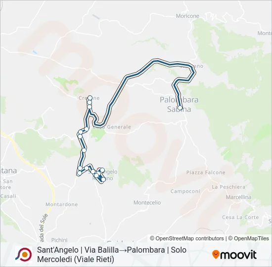 COTRAL Bus Line Map