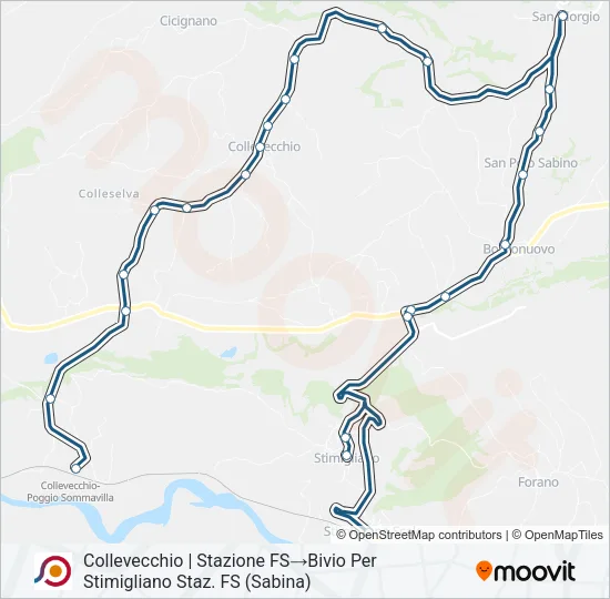 COTRAL Bus Line Map