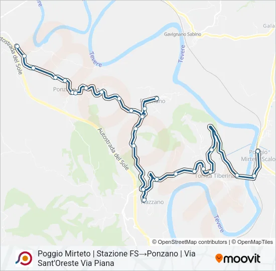 COTRAL Bus Line Map