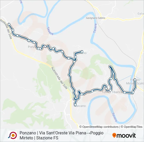 COTRAL Bus Line Map