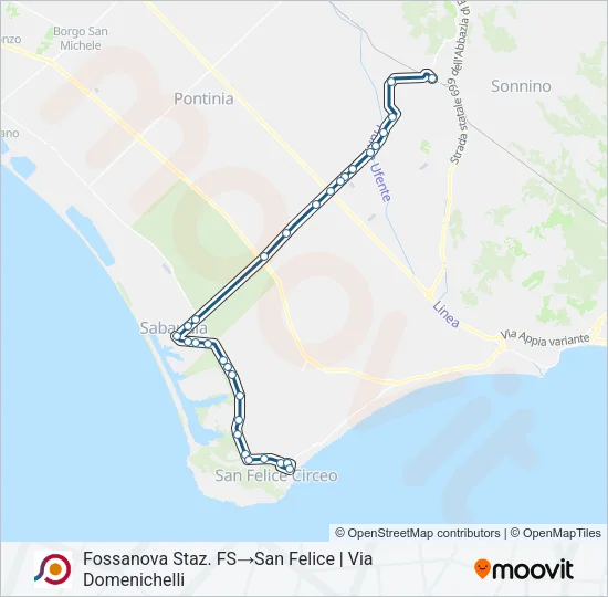 COTRAL Bus Line Map